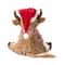 Glitzhome® 15.25"L Christmas Fabric Highland Cow